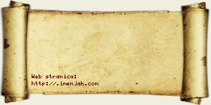 Jovana Terzić vizit kartica